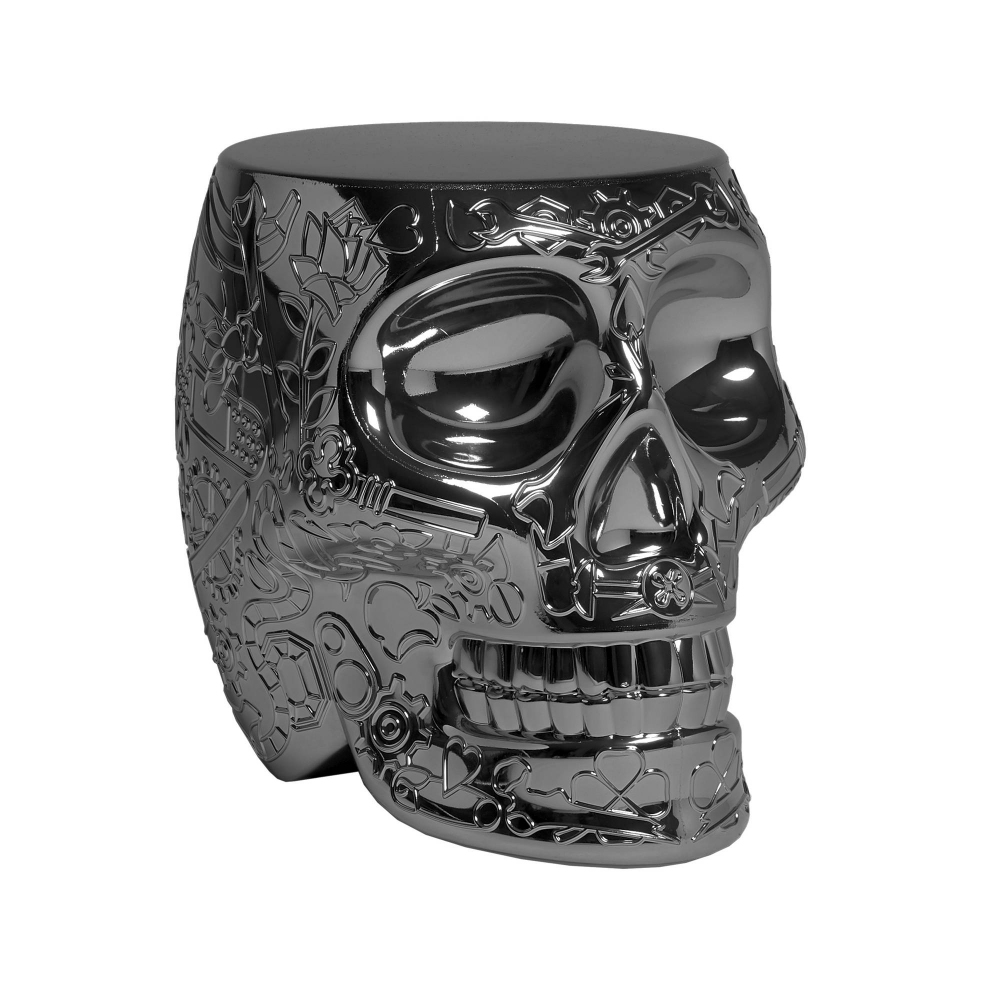 Qeeboo Mexico Metal finish stool/side table