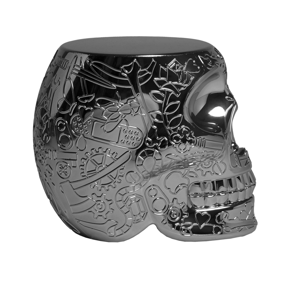 Qeeboo Sgabello/tavolino Mexico finitura metal