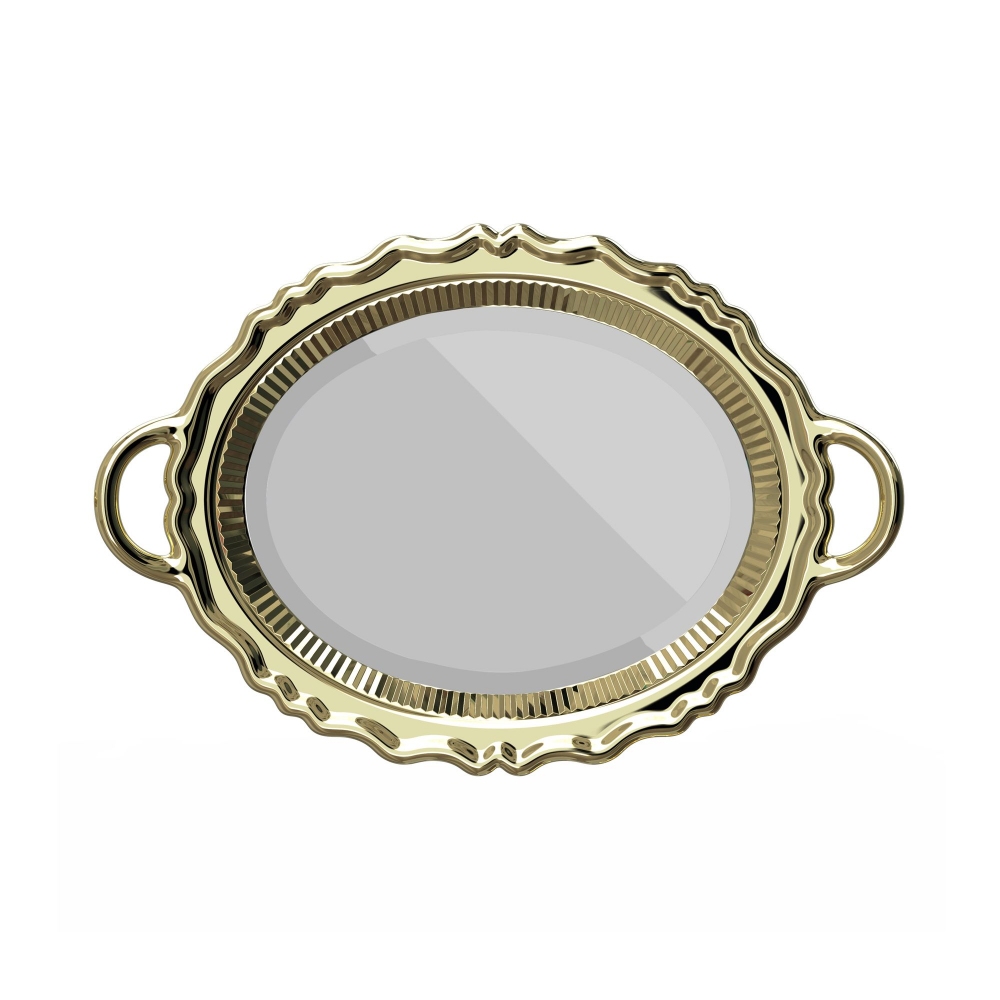 Qeeboo Plateau Mirror Metal finish
