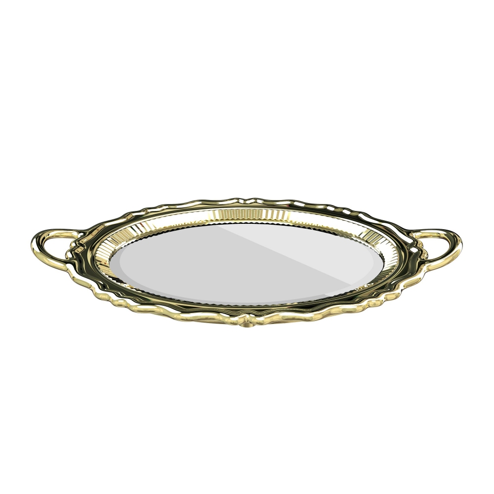 Qeeboo Plateau Mirror Metal finish