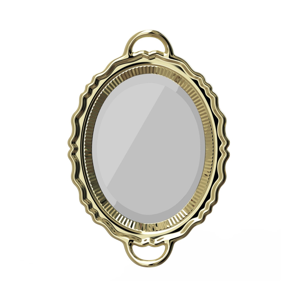 Qeeboo Plateau Mirror Metal finish