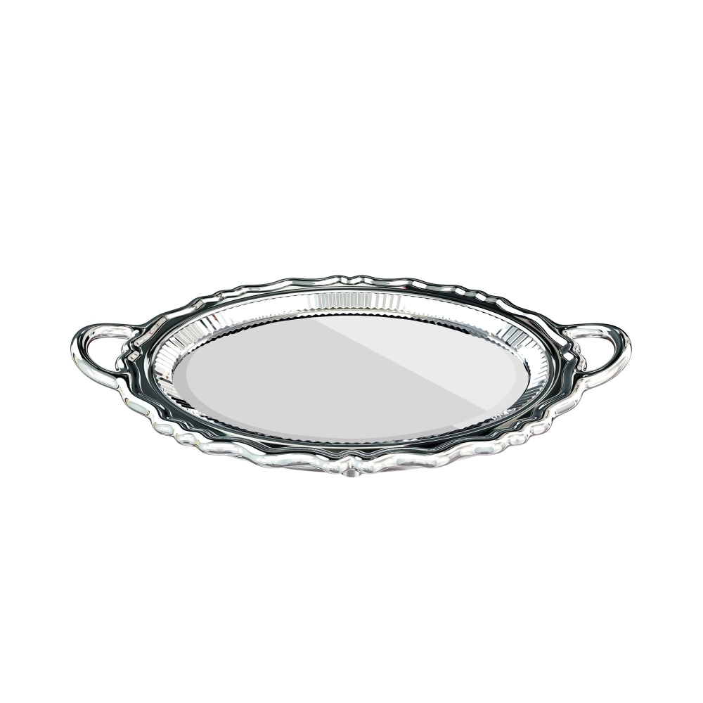 Qeeboo Plateau Mirror Metal finish