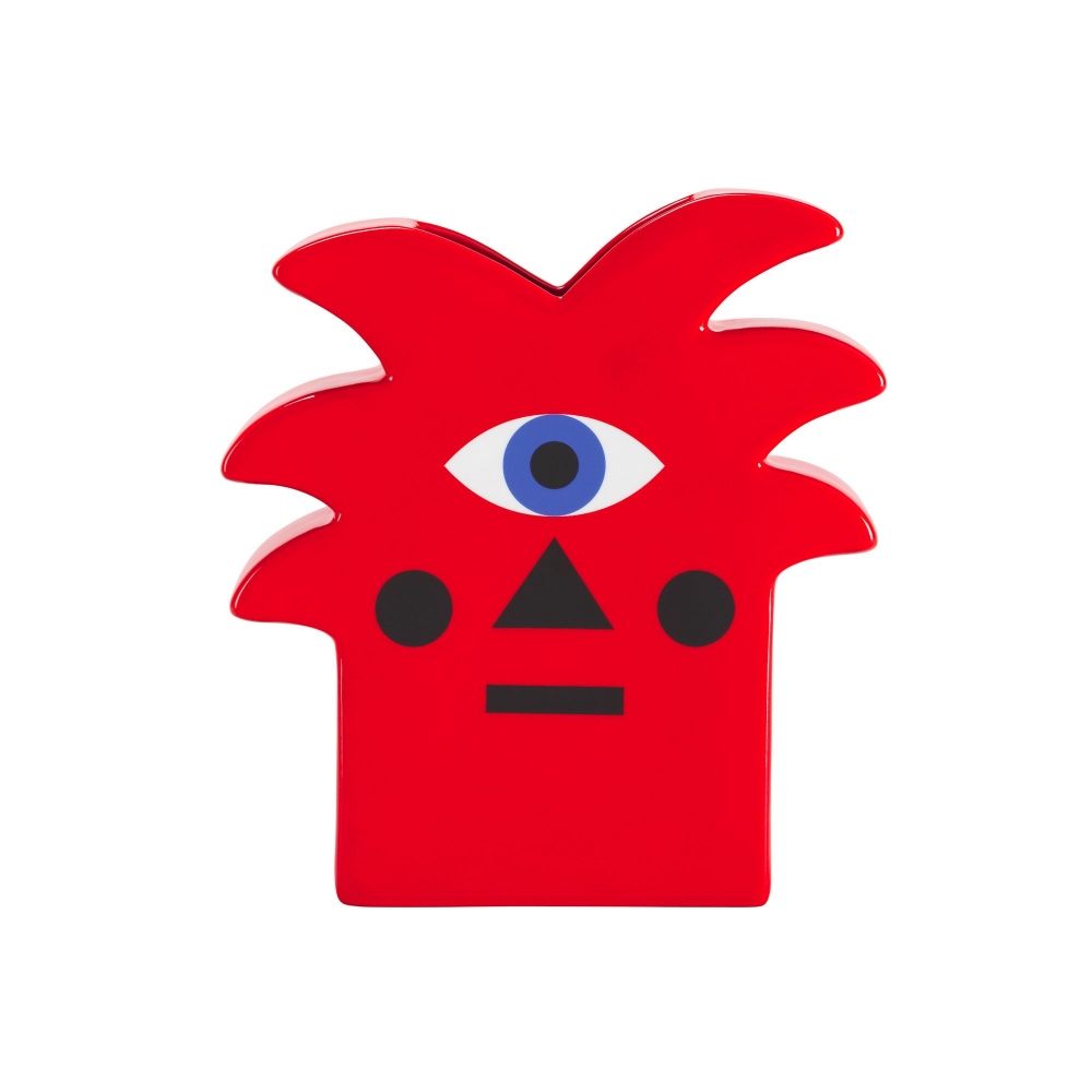 Qeeboo Vaso Oggian Red Palm