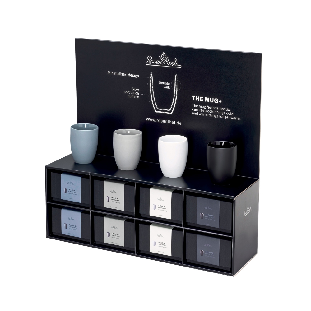 RosenthalThe mug+ set of 4 assorted cups 30 cl