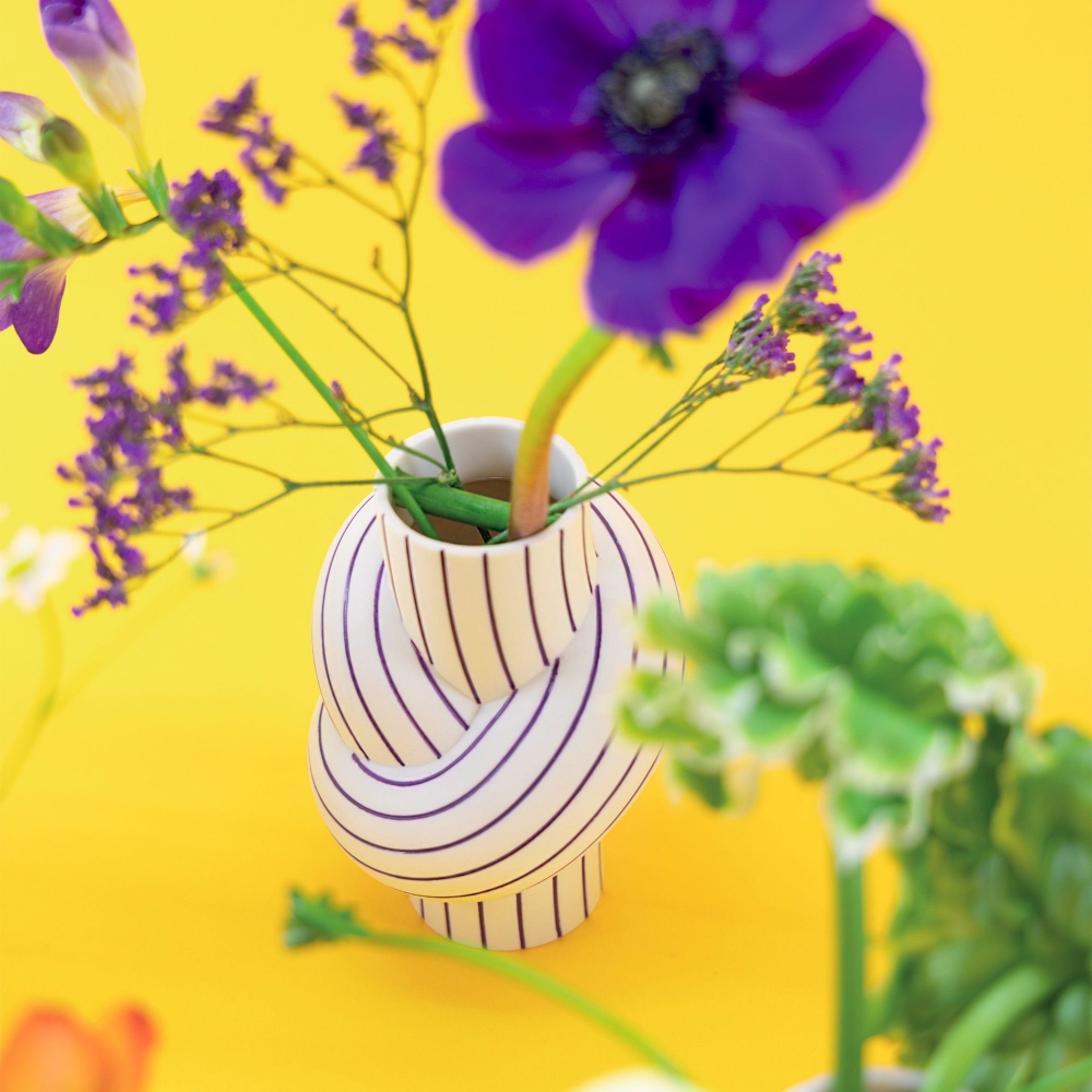 Rosenthal Vaso Node Stripes 12 cm