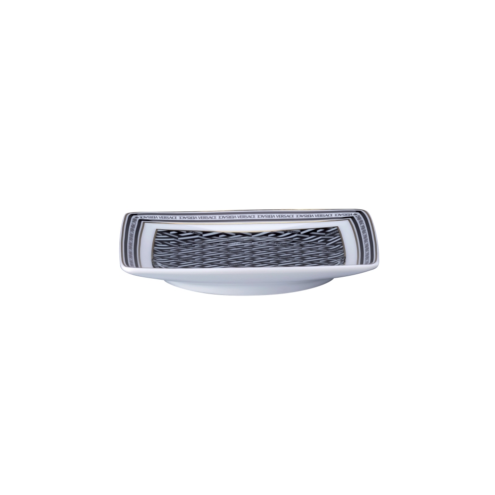 Rosenthal Versace Coppetta quadra piana La Greca Signature 12x12 cm