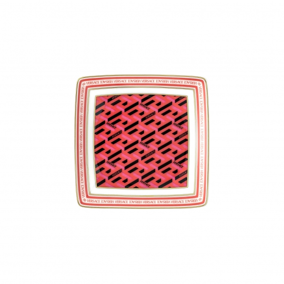 Rosenthal Versace La Greca Signature flat square bowl 9x9 cm