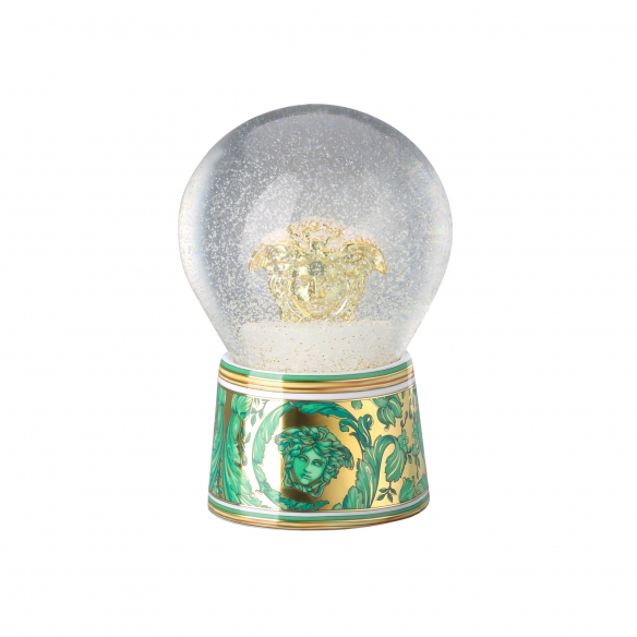 Rosenthal Versace Palla di neve Medusa Garland Green