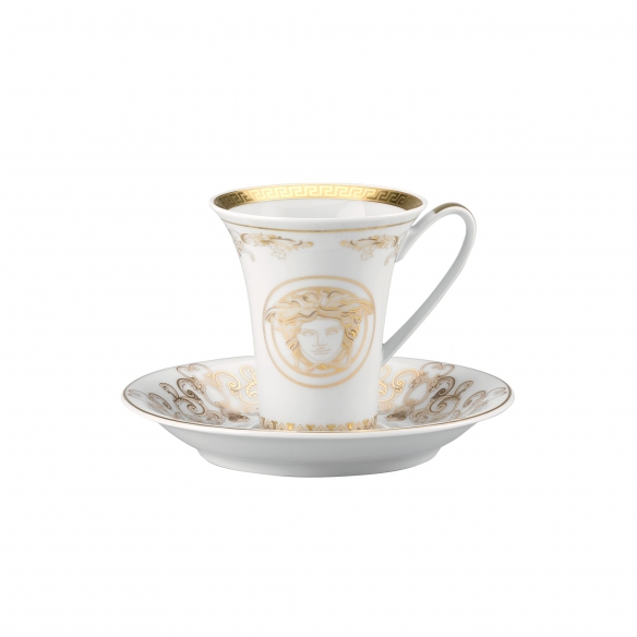 Rosenthal Versace Tazza da espresso con piattino Medusa Gala Gold 9 cl