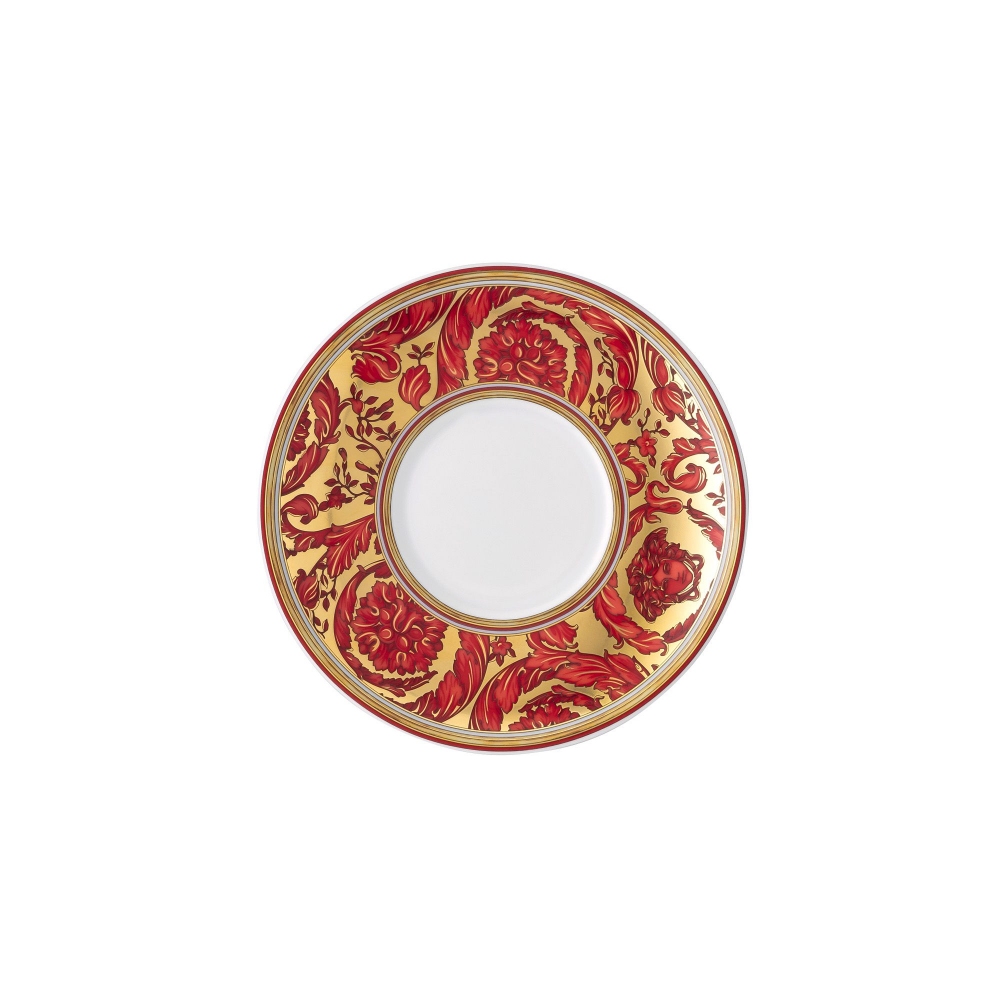 Rosenthal Versace Tazza da espresso con piattino Medusa Garland Red 10 cl
