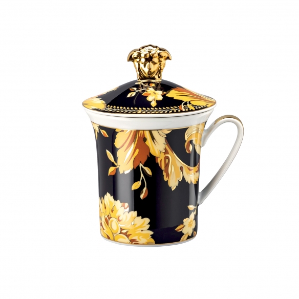 Rosenthal Versace 30 Years Mug Collection mug with lid