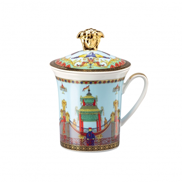 Rosenthal Versace 30 Years Mug Collection mug with lid