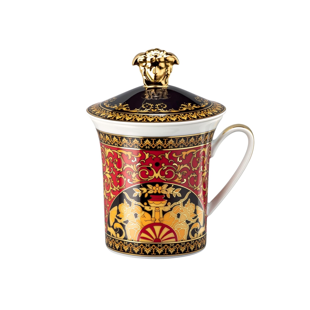 Rosenthal Versace 30 Years Mug Collection mug with lid