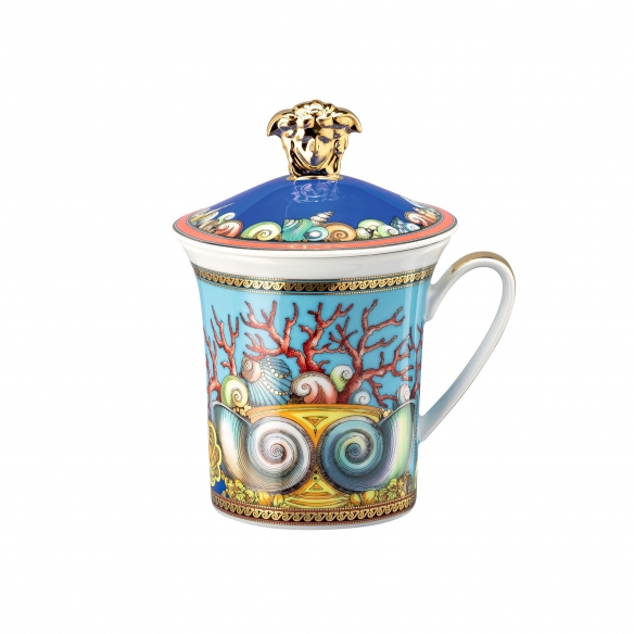 Rosenthal Versace 30 Years Mug Collection mug with lid