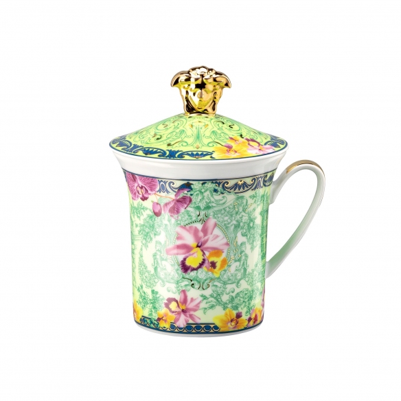 Rosenthal Versace 30 Years Mug Collection mug with lid