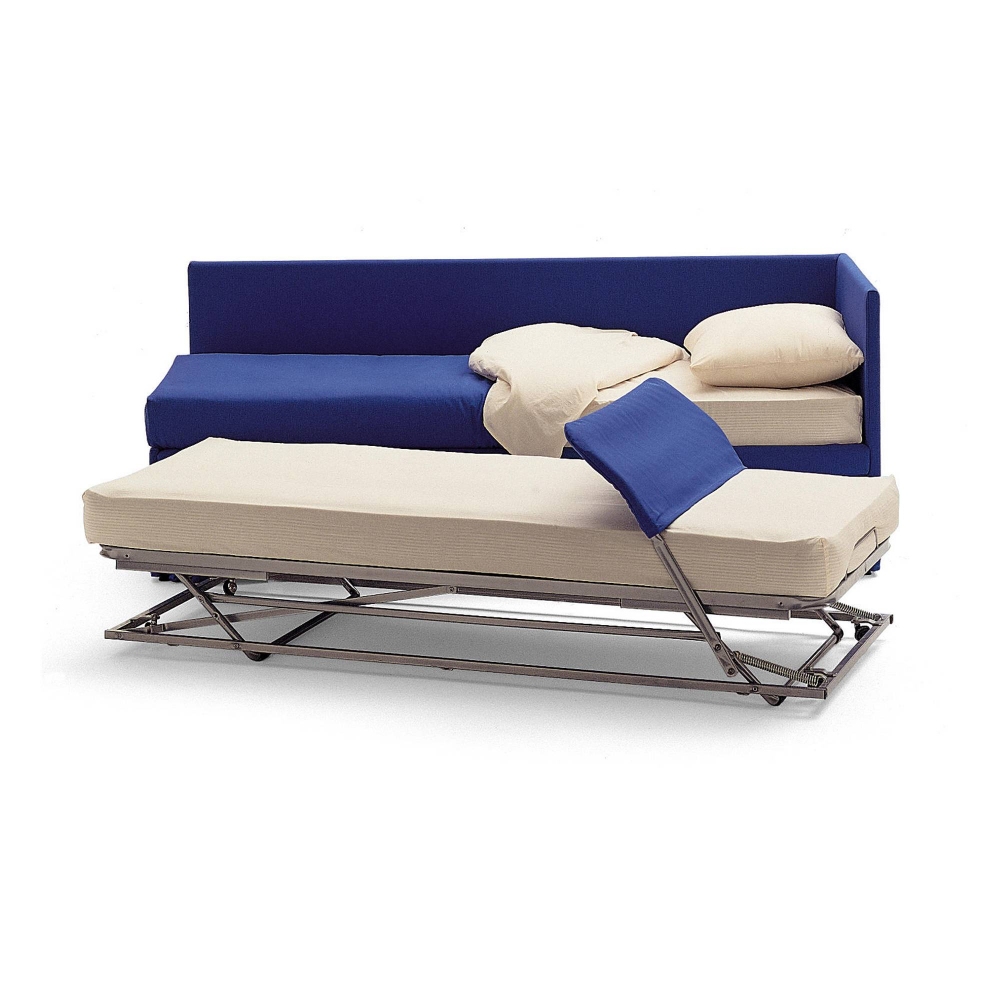 Campeggi Sky Tre sofa with two single beds - Left armrest