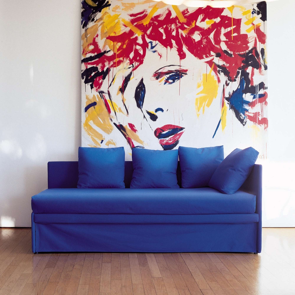 Campeggi Sky Tre sofa with two single beds - Left armrest