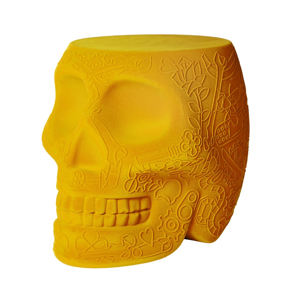 Qeeboo Sgabello/tavolino Mexico finitura Velvet