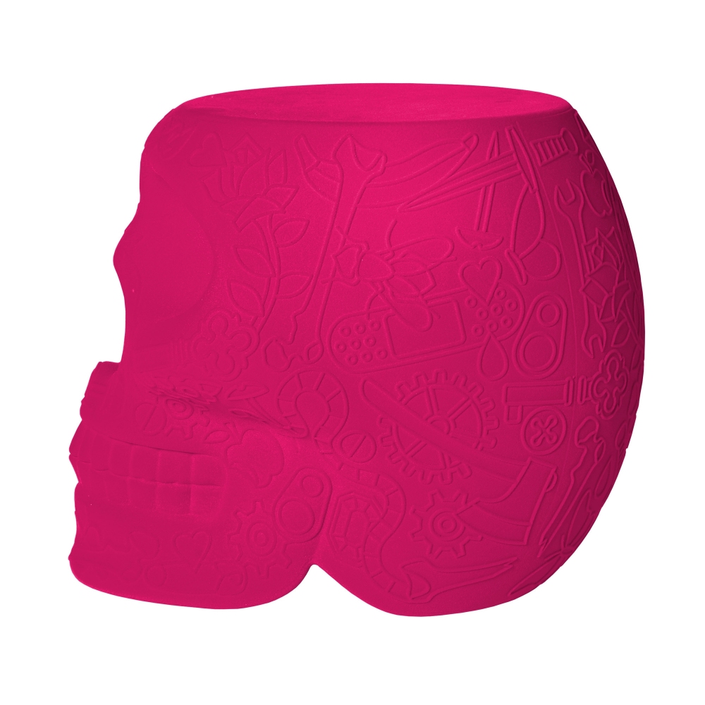 Qeeboo Sgabello/tavolino Mexico finitura Velvet