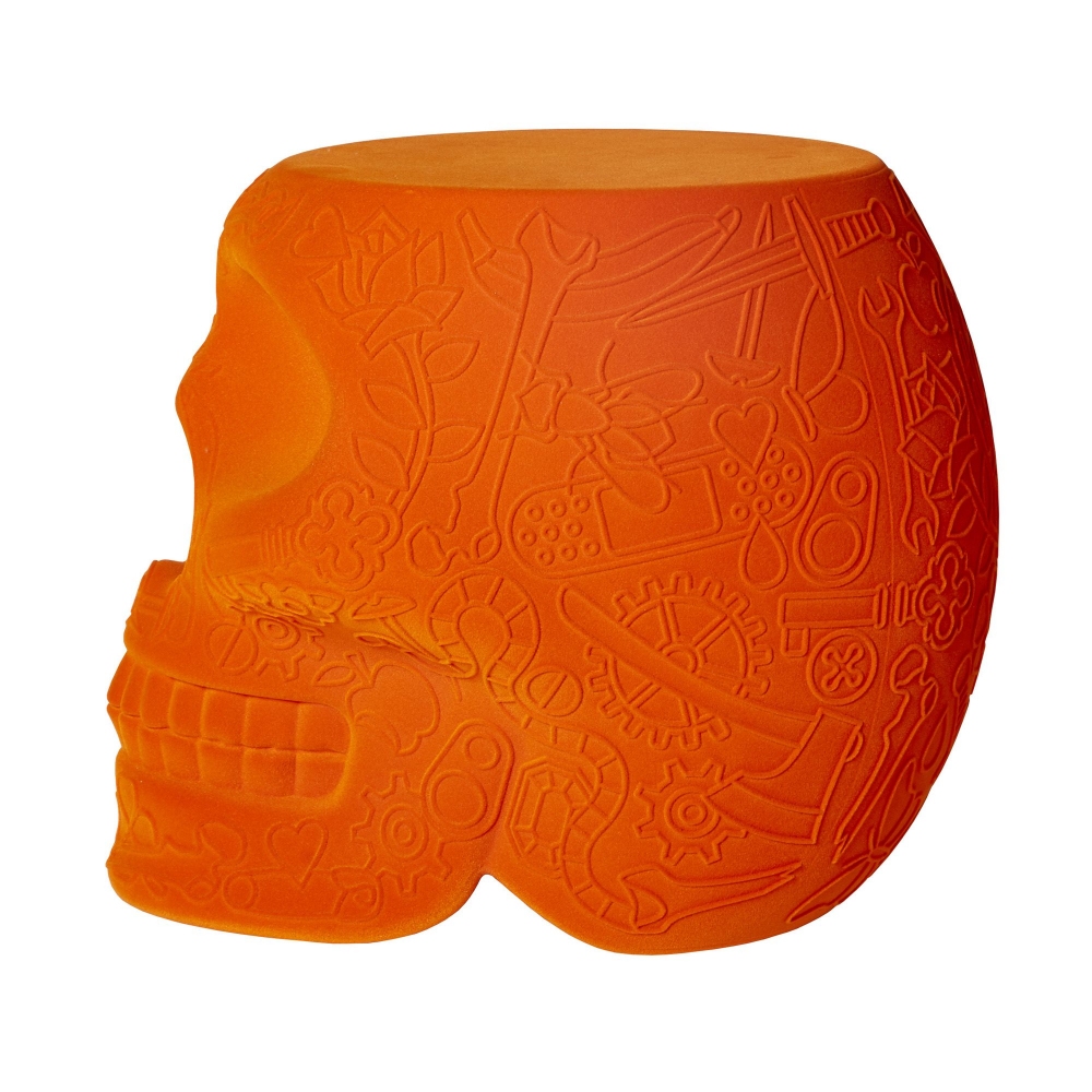 Qeeboo Sgabello/tavolino Mexico finitura Velvet