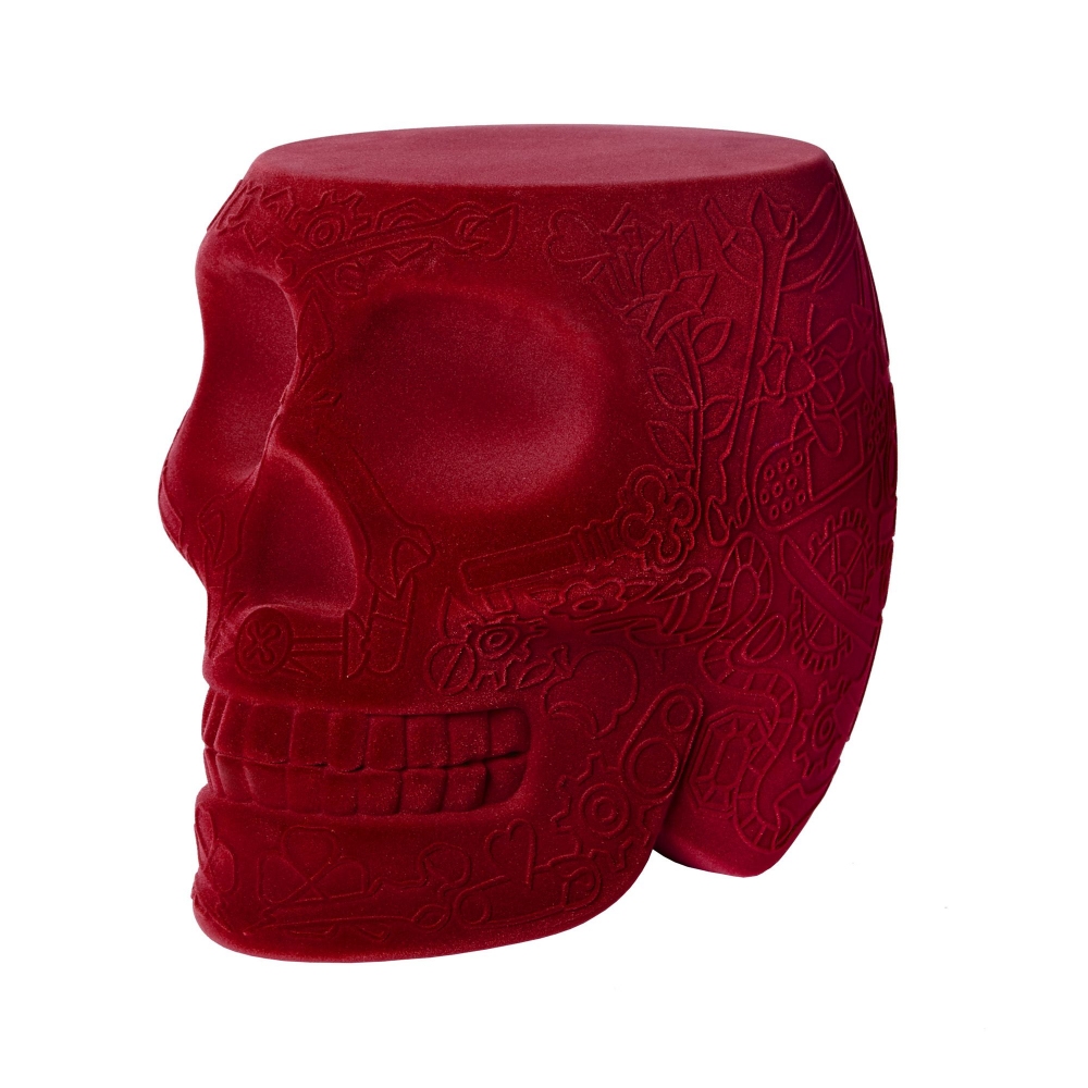 Qeeboo Mexico Velvet finish stool/side table