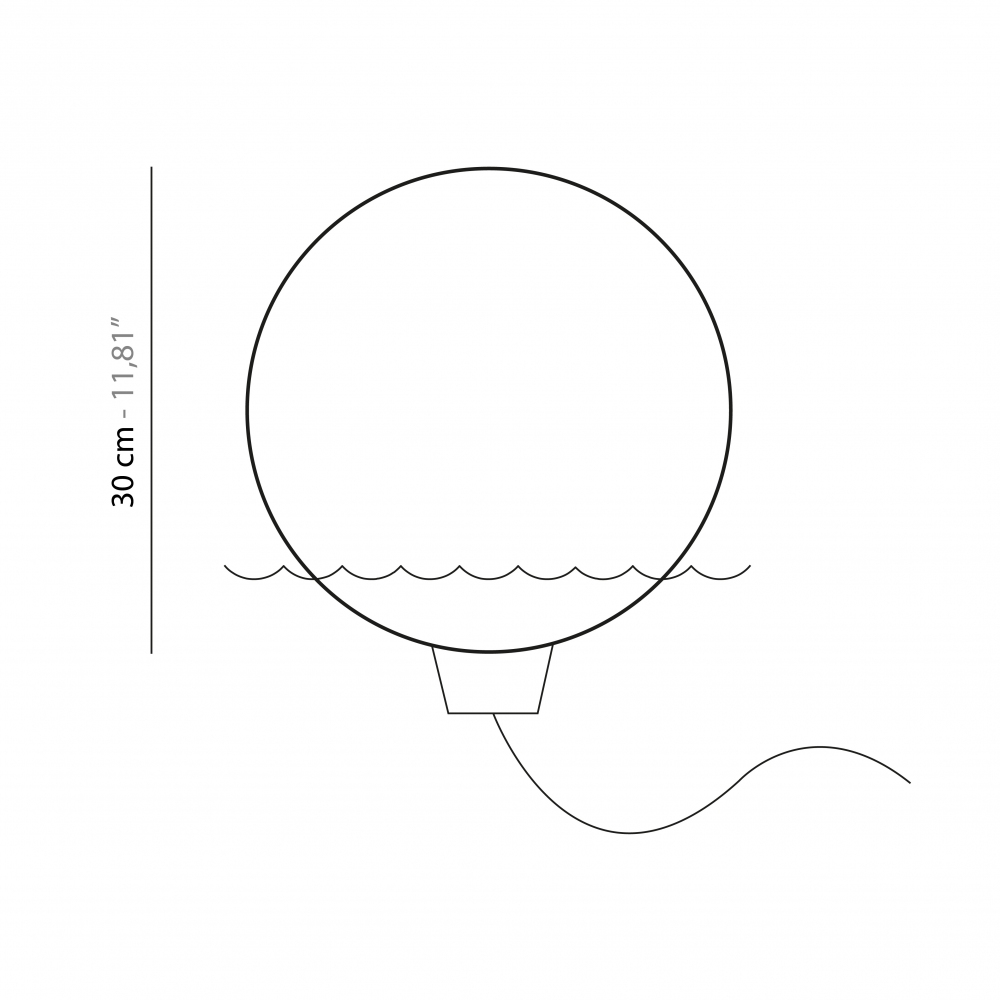 Slide Lampada galleggiante Acquaglobo LED