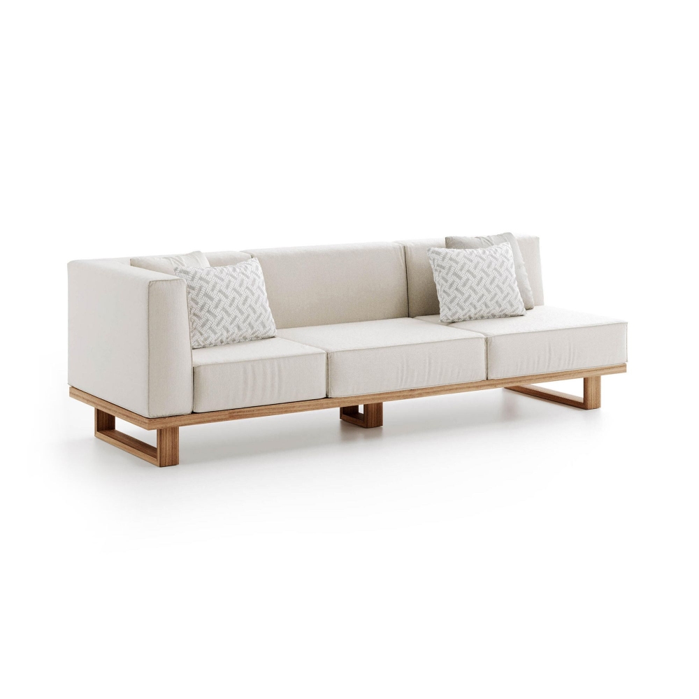 Atmosphera 9.zero 3-seater corner module - Armrest on the left