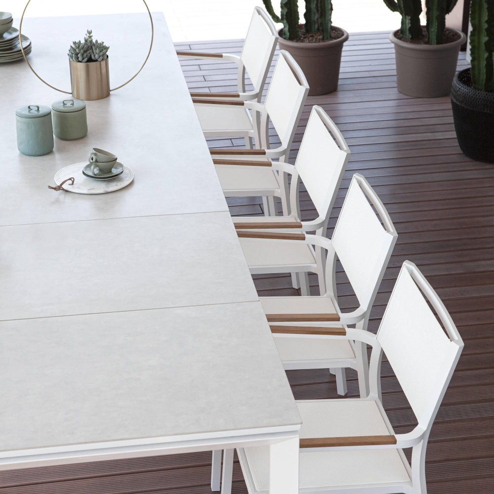 Atmosphera Bridge extendible outdoor table 220/280/340x100x78h cm