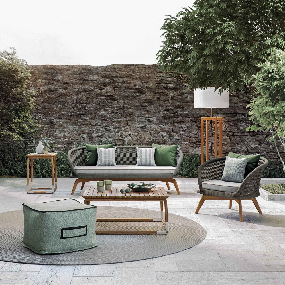 Atmosphera Tavolino da servizio outdoor Cycle 48x48x65h cm