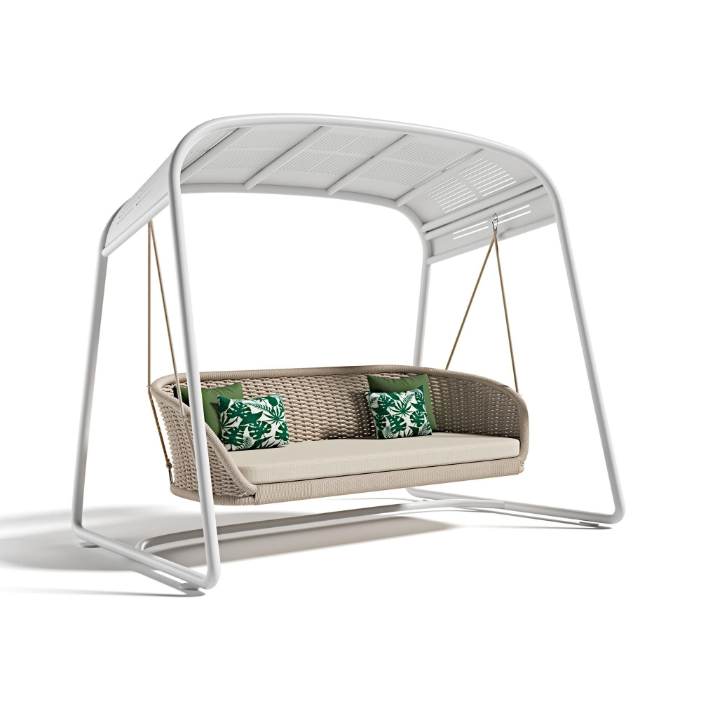 Atmosphera Ludo .L5 rocking sofa with pedestal 