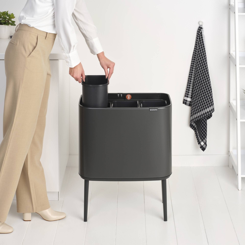 Brabantia Bo Touch Bin bin 3 x 11 litres