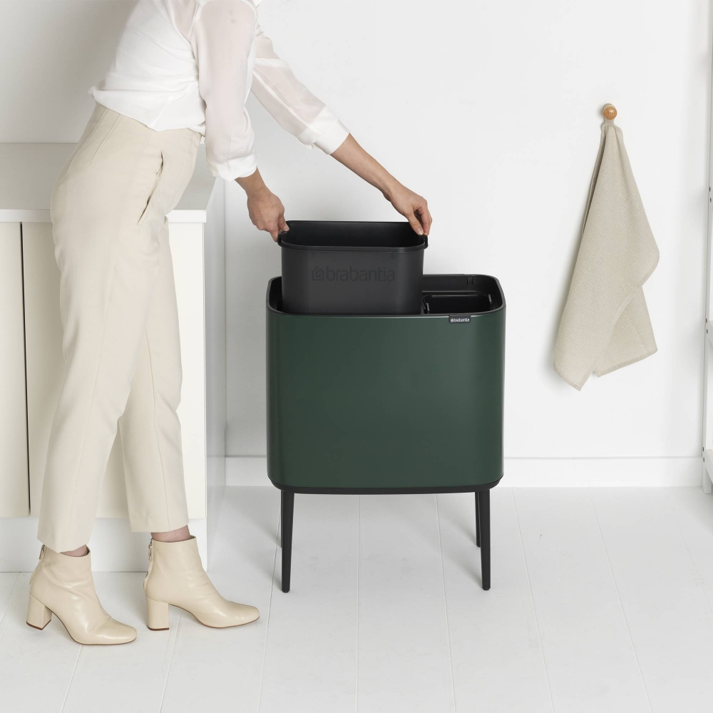 Brabantia Pattumiera Bo Touch Bin 11 + 23 Litri