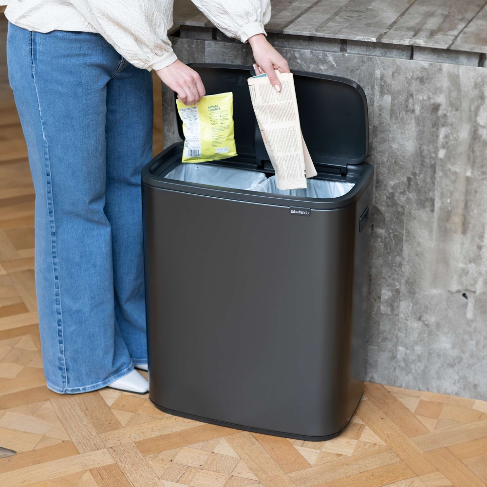 Brabantia Bo Touch Bin 2 x 30 liters