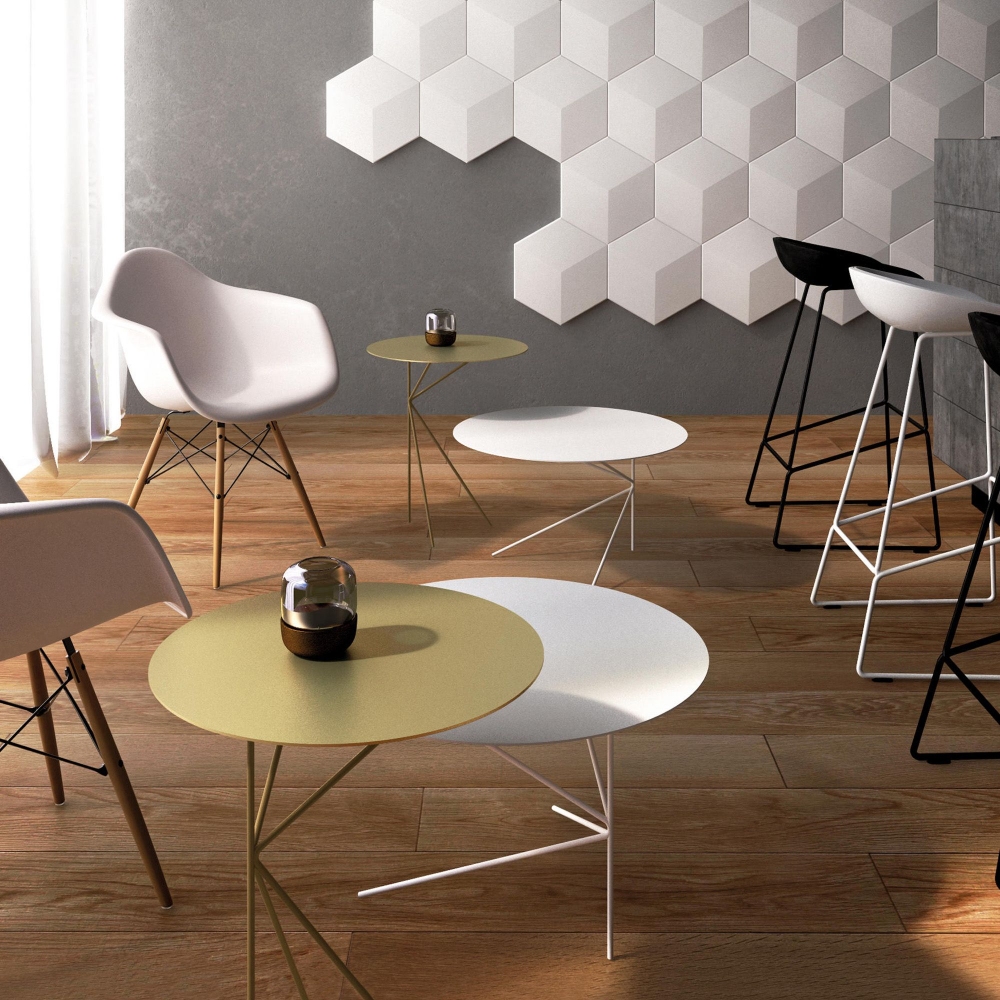 Meme Design Twin high coffee table cm. 45x52h