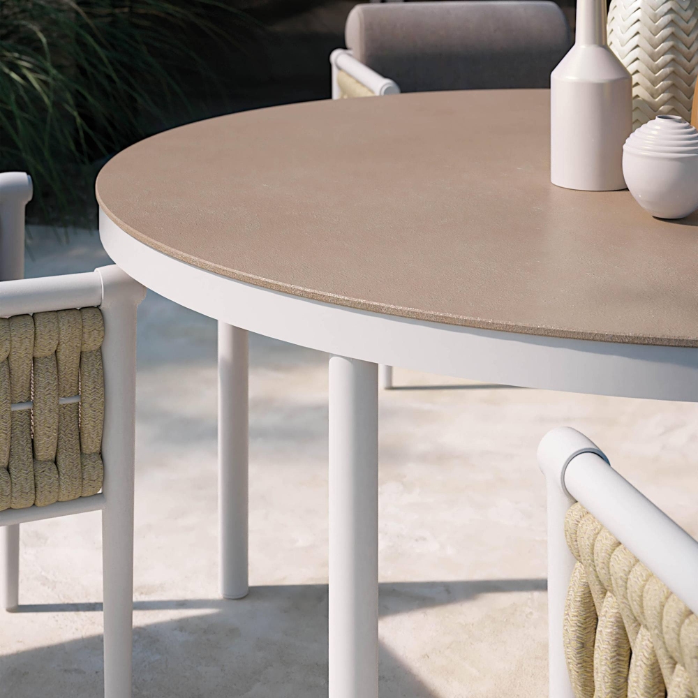 Atmosphera Dulton outdoor round table Ø119x78 cm