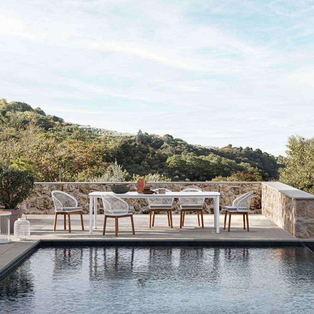 Atmosphera Tavolo rettangolare da esterno Dulton 272x111x78h cm