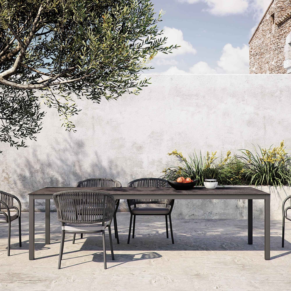 Atmosphera Flair outdoor rectangular table 260x100x78h cm