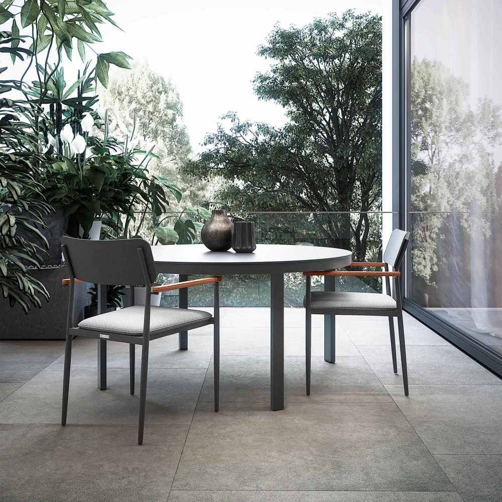 Atmosphera Tavolo rotondo da esterno Flair Ø150x78h cm