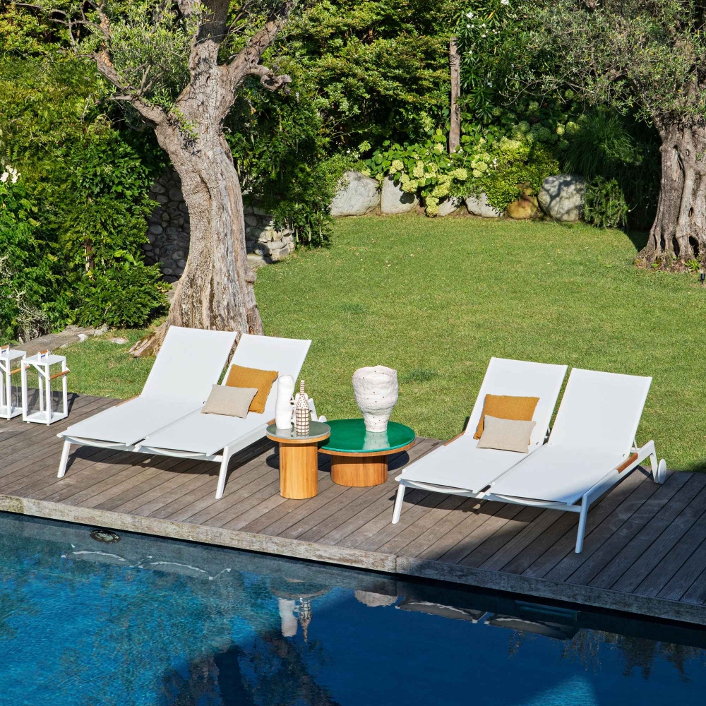 Atmosphera Tavolo basso da esterno Frisbee Ø90x36h cm