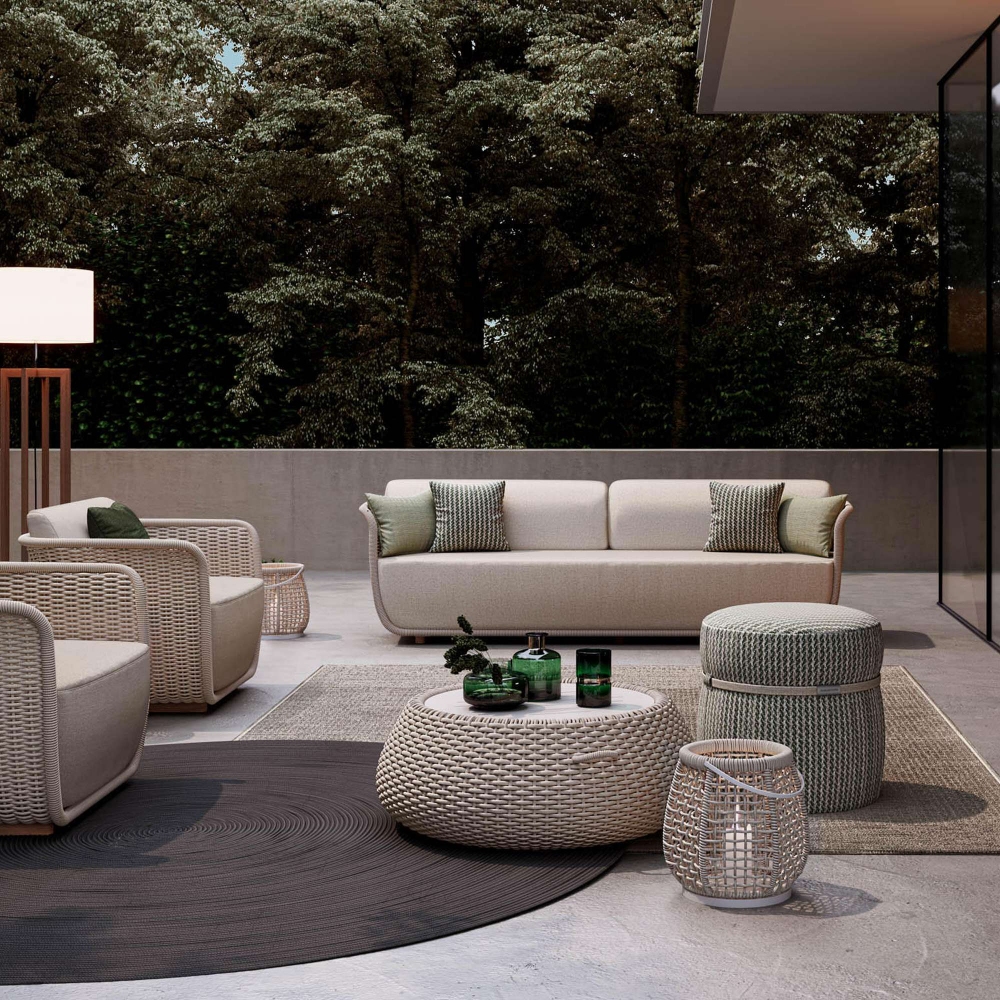 Atmosphera Levante outdoor pouf