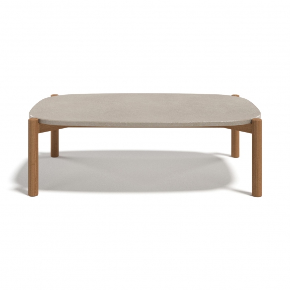 Atmosphera Lodge low rectangular outdoor table 118x82x39h cm