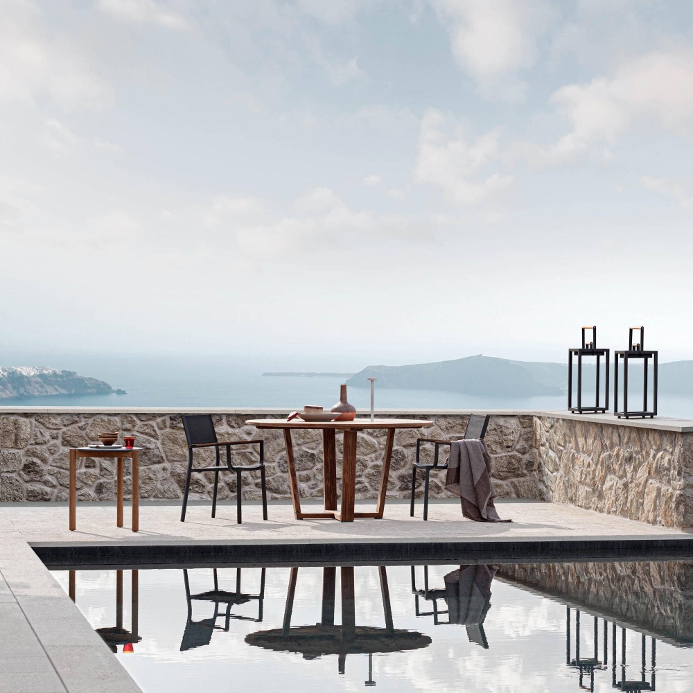 Atmosphera Lodge outdoor service table Ø55.5x61h cm