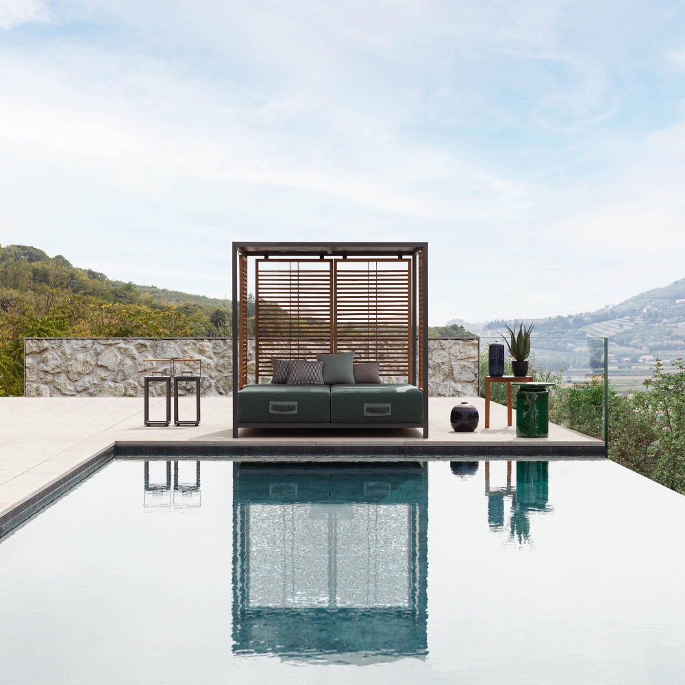 Atmosphera Lodge outdoor service table Ø55.5x61h cm