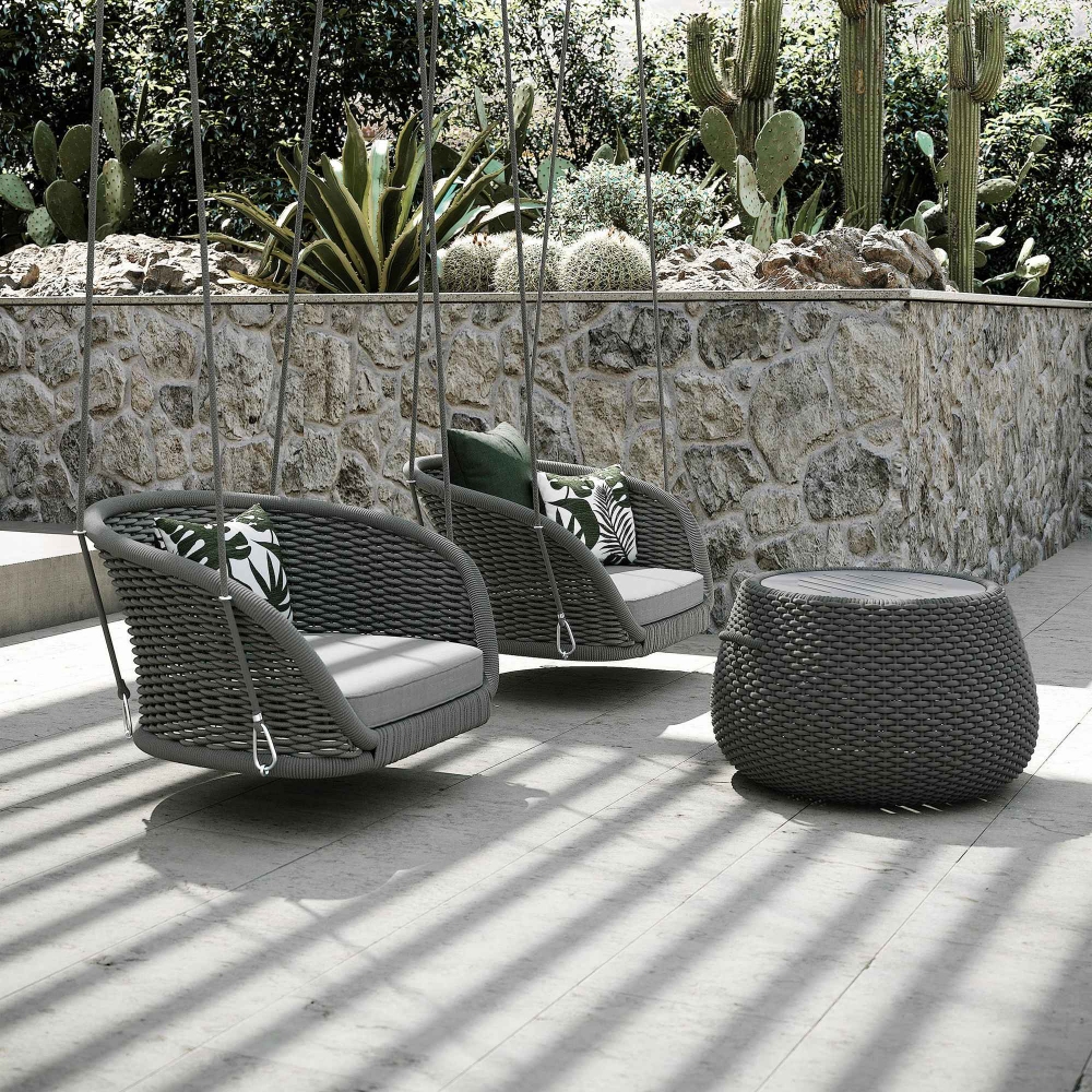 Atmosphera Tavolino da servizio outdoor Ludo Ø71x42h cm