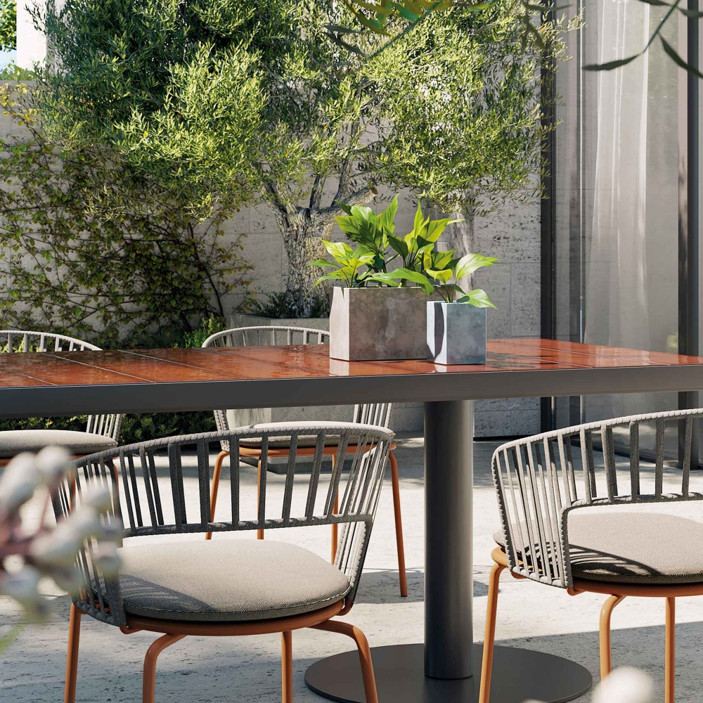 Atmosphera Pantagruel outdoor table 247x100x76h cm