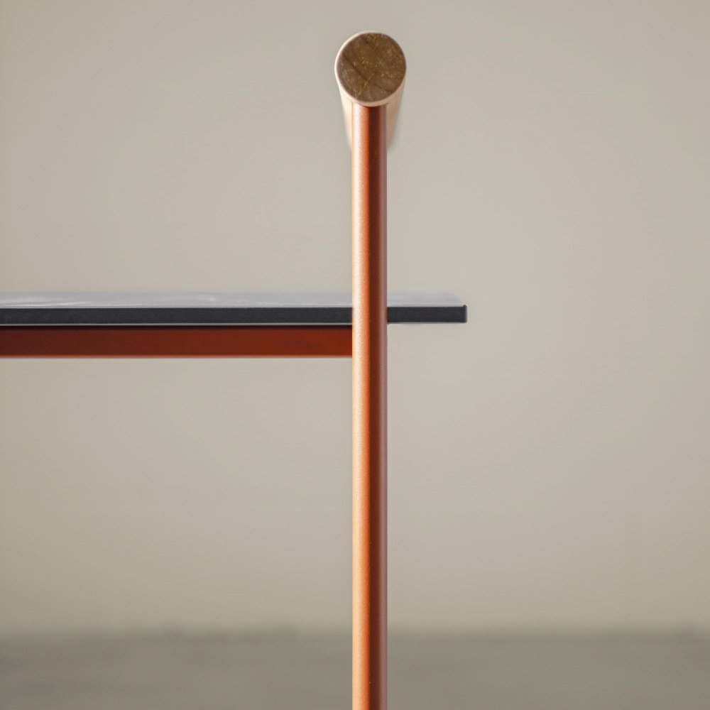 Atmosphera Pipe outdoor service table 62.5x40x72.5h cm