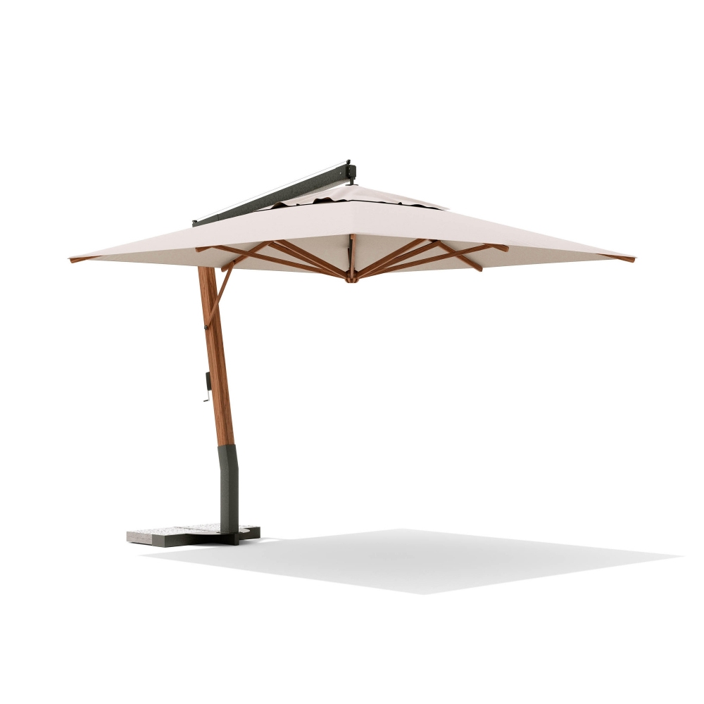 Atmosphera Ombrellone da giardino con braccio laterale River Lux - Base inclusa