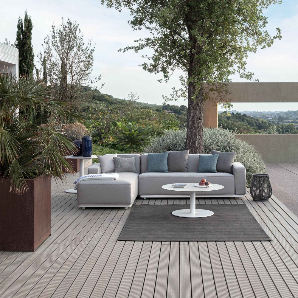 Atmosphera Tavolo basso da esterno Smart Ø90x40h cm