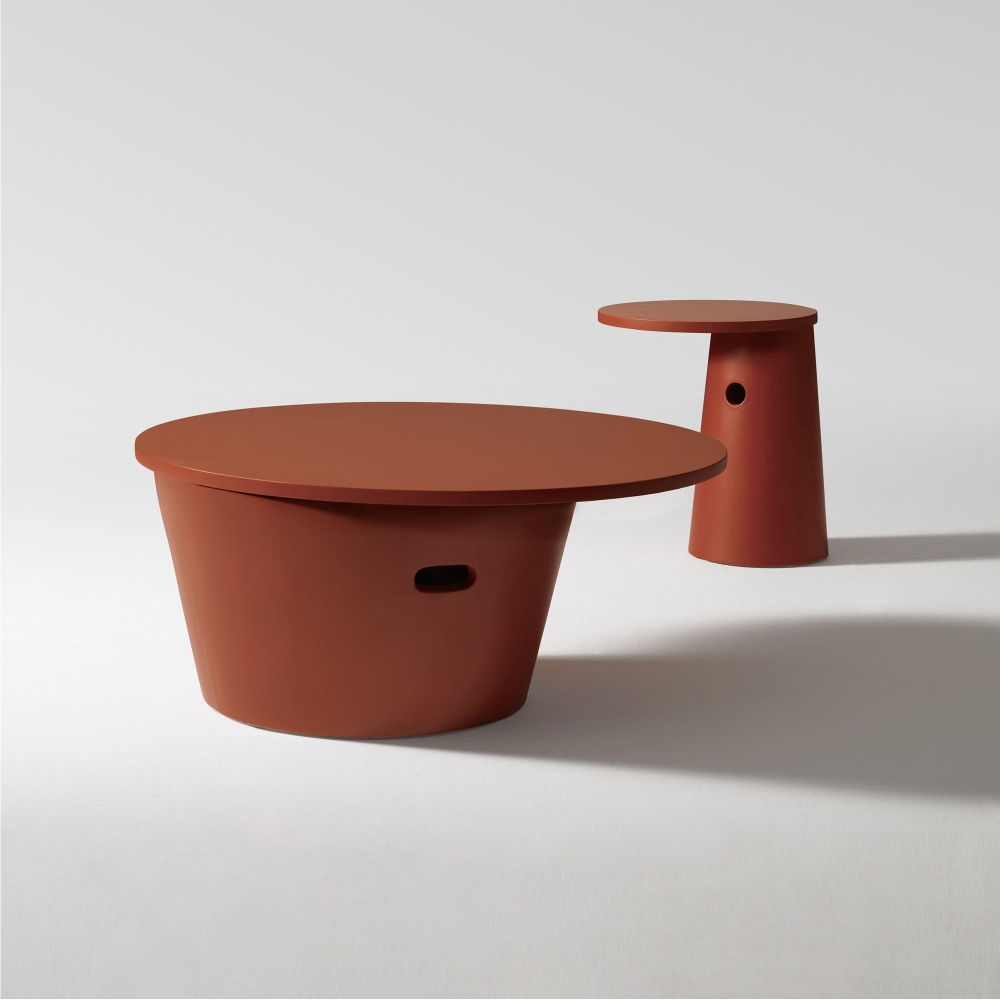 Atmosphera Totem outdoor service table 44x40x42h cm