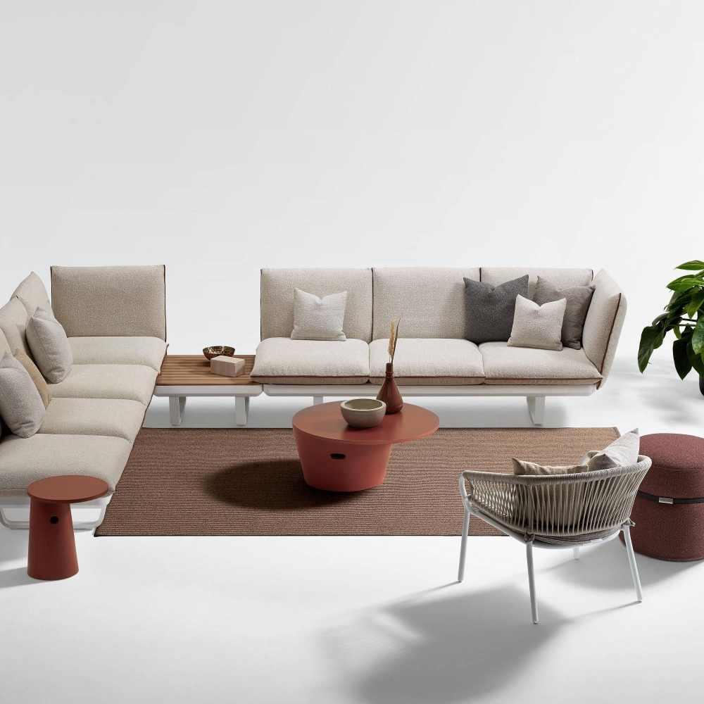 Atmosphera Totem outdoor service table 44x40x42h cm